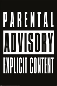 Pyramid Poster Parental Advisory Explicit Content 61x91,5cm Divers - 61x91.5 cm