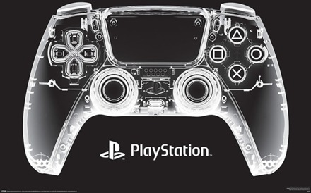 Pyramid Poster PlayStation X-Ray Pad 91,5x61cm Divers - 91.5x61 cm