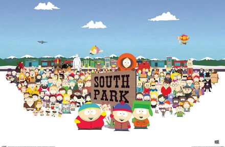 Pyramid Poster South Park - Characters 91,5x61cm Divers - 91.5x61 cm