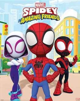 Pyramid Poster Spidey and his Amazing Friends - Power of 3 40x50cm Divers - 40x50 cm