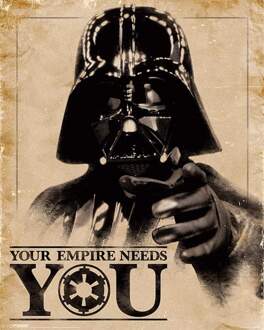 Pyramid Poster Star Wars Classic Your Empire Needs You 40x50cm Multikleur