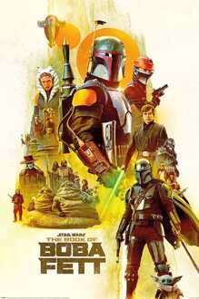 Pyramid Poster Star Wars The Book of Boba 61x91,5cm Divers - 61x91.5 cm
