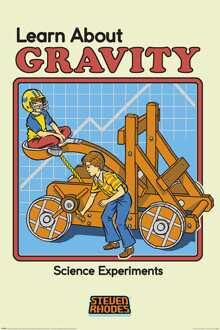 Pyramid Poster Steven Rhodes Learn About Gravity 61x91,5cm Divers - 61x91.5 cm