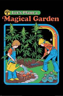 Pyramid Poster Steven Rhodes Let's Plant A Magical Garden 61x91,5cm Divers - 61x91.5 cm