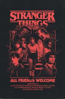 Pyramid Poster Stranger Things 5 - All Friends Welcome 61x91,5cm Divers - 61x91.5 cm