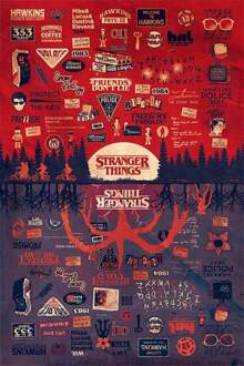 Pyramid Poster Stranger Things The Upside Down 61x91,5cm Multikleur