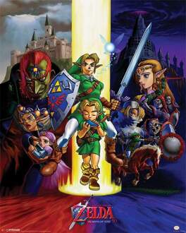 Pyramid Poster The Legend of Zelda Ocarina of Time 40x50cm Multikleur