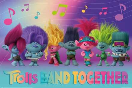 Pyramid Poster Trolls - Band Together Perfect Harmony 91,5x61cm Divers - 91.5x61 cm