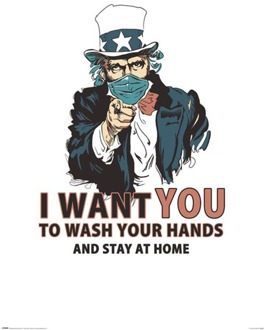 Pyramid Poster Vincent Trinidad - Wash Your Hands 61x91,5cm Divers - 61x91.5 cm