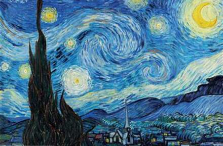 Pyramid Poster Vincent van Gogh - Starry Night 91,5x61cm Divers - 91.5x61 cm