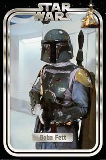 Pyramid Star Wars Boba Fett Retro Packaging Poster 61x91,5cm