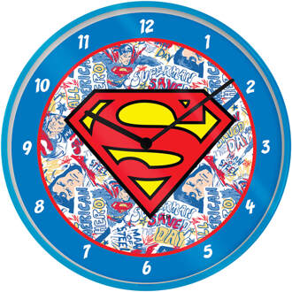 Pyramid Superman Logo Wandklok