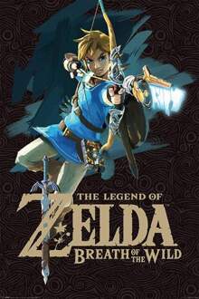 Pyramid The Legend Of Zelda Breath Of The Wild Game Cover Poster 61x91,5cm