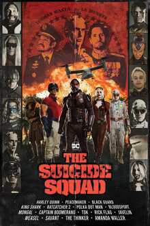 Pyramid The Suicide Squad Team Poster 61x91,5cm Multikleur