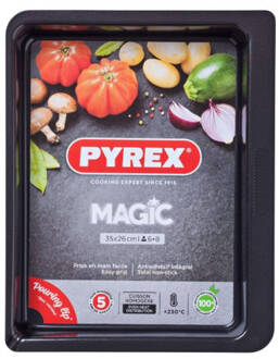 Pyrex Braadslede Rechthoek 35 x 26 cm - Pyrex | Magic Zwart