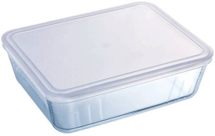 Pyrex Ovenschaal met deksel Cook&freez 25 x 19 x 8 cm 2.6 l 1.5 l Transparant