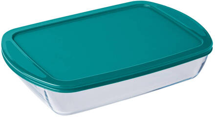 Pyrex Ovenschaal Met Deksel Cook & Store 23 X 15 X 5 Cm - 800 Ml Groen