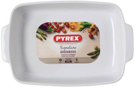 Pyrex Ovenschaal Rechthoek, Wit, 25 x 19 cm - Pyrex Signature