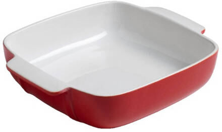 Pyrex Ovenschaal Vierkant, Rood, 22 x 22 cm - Pyrex | Signature