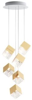 Pyrite 6 pcs Hanglamp - Goud