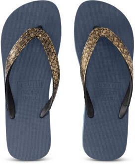 Python bronze marineblauw - 39-40