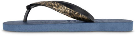 Python bronze marineblauw - 43-44