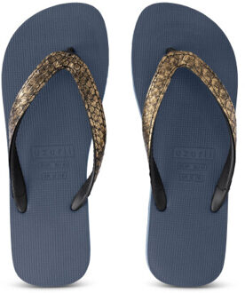 Python bronze marineblauw - 45-46