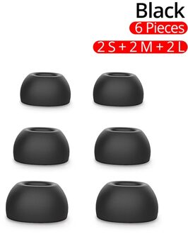 Pzoz 6Pcs Voor Airpods Pro Tips Ear Hoofdtelefoon Memory Foam Voor Airpods 3 Bluetooth Oortelefoon Accessoires Ruisonderdrukking 4 stuks S M L 6stk