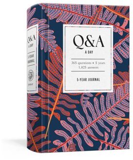 Q&A A Day Bright Botanicals: 5-Year Journal - Q&A A Day - Potter Gift