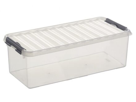Q-line multibox 6,5 liter + inzetbakje met vakverdeling Transparant