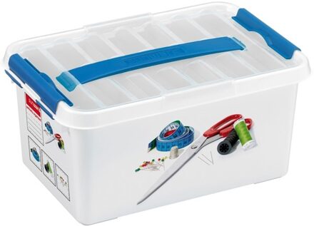 Q-line naaibox - 6 liter - wit