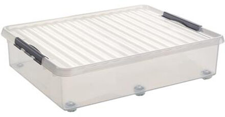 Q-Line Rollerbox - 60 l Transparant