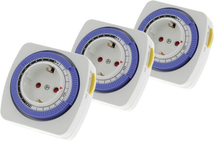 Q-Link Tijdschakelklok - Met dagprogramma - Vierkant