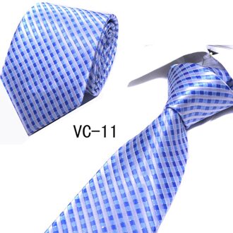 Q Mode Banden Effen Kleur Streep Jurk Accessoires Das Luxe Classic Wedding Decor Mannen Business Formele Bruiloft Stropdas VC-11