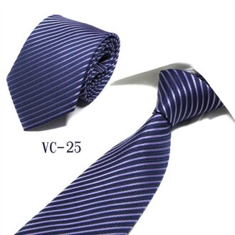 Q Mode Banden Effen Kleur Streep Jurk Accessoires Das Luxe Classic Wedding Decor Mannen Business Formele Bruiloft Stropdas VC-25