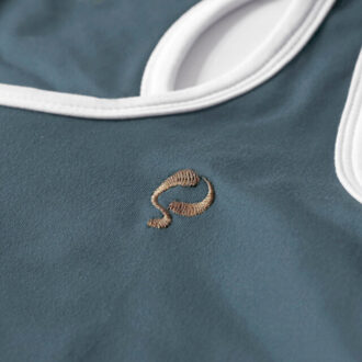 Q tanktop london china blue - maat XXL Blauw