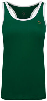 Q tanktop london evergreen - maat XS Groen