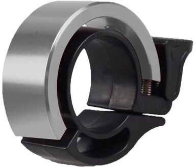 Q-Type Aluminium Fietsbel Voor Mtb Fietsen Legering 90Db Hoorn Bike Bell Fietsen Stuur Alarm ring zilver