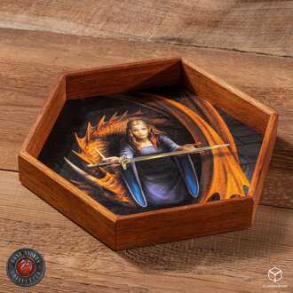Q Workshop Anne Stokes Dice Tray Night Forest 20 cm