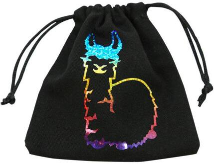 Q Workshop Fabulous Llama Dice Bag Rainbow