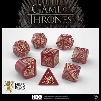 Q Workshop Game of Thrones Dice Set Lannister (8)