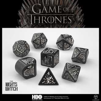 Q Workshop Game of Thrones Dice Set Night's Watch (8)