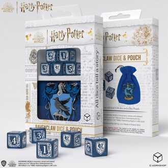 Q Workshop Harry Potter Dice Set Ravenclaw Dice & Pouch Set (5)