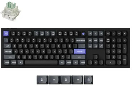 Q6 HE 8K Lime toetsenbord