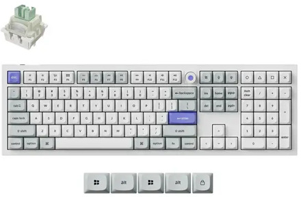 Q6 HE 8K Lime toetsenbord