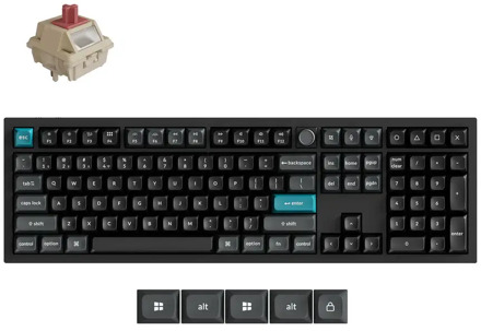 Q6 Ultra 8K red toetsenbord