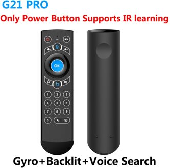 Q7 Backlit Gyroscoop Wireless Air Mouse Smart Voice Afstandsbediening Volledige Toetsen Ir Leren Voor Android Tv Box Vs g21 Pro G30S