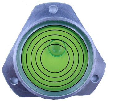 QASE Driehoekige Metalen Bubble Niveau Waterpas Meetinstrument Vier Kleuren Maat 48*35*13mm groen