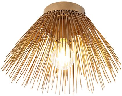 QAZQA Art Deco plafondlamp goud - Broom