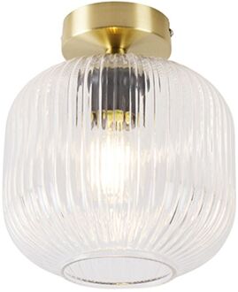 QAZQA Art Deco plafondlamp messing - Karel Goud